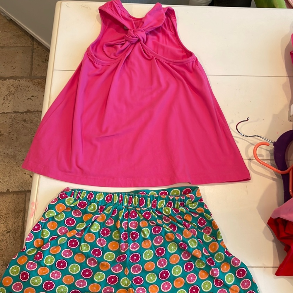 Boutique shorts and swing top set